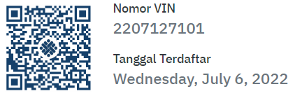Nomor VIN LPK GSM